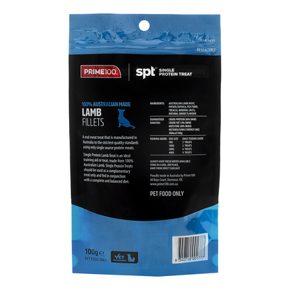 PRIME100 SPT Lamb Fillet Treats 100g