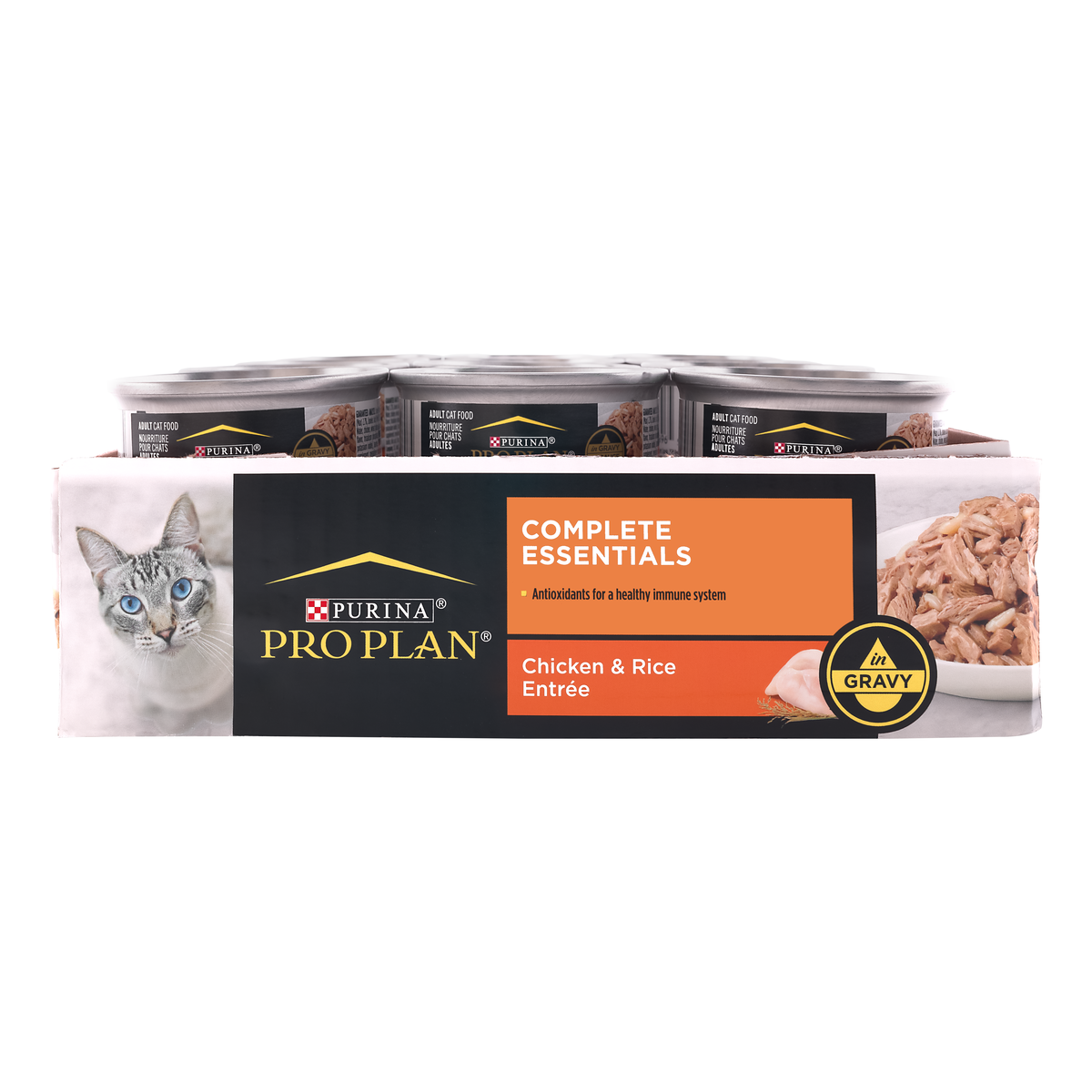 PRO PLAN Complete Essentials Chicken & Rice Entrée in Gravy 85g (24pk)