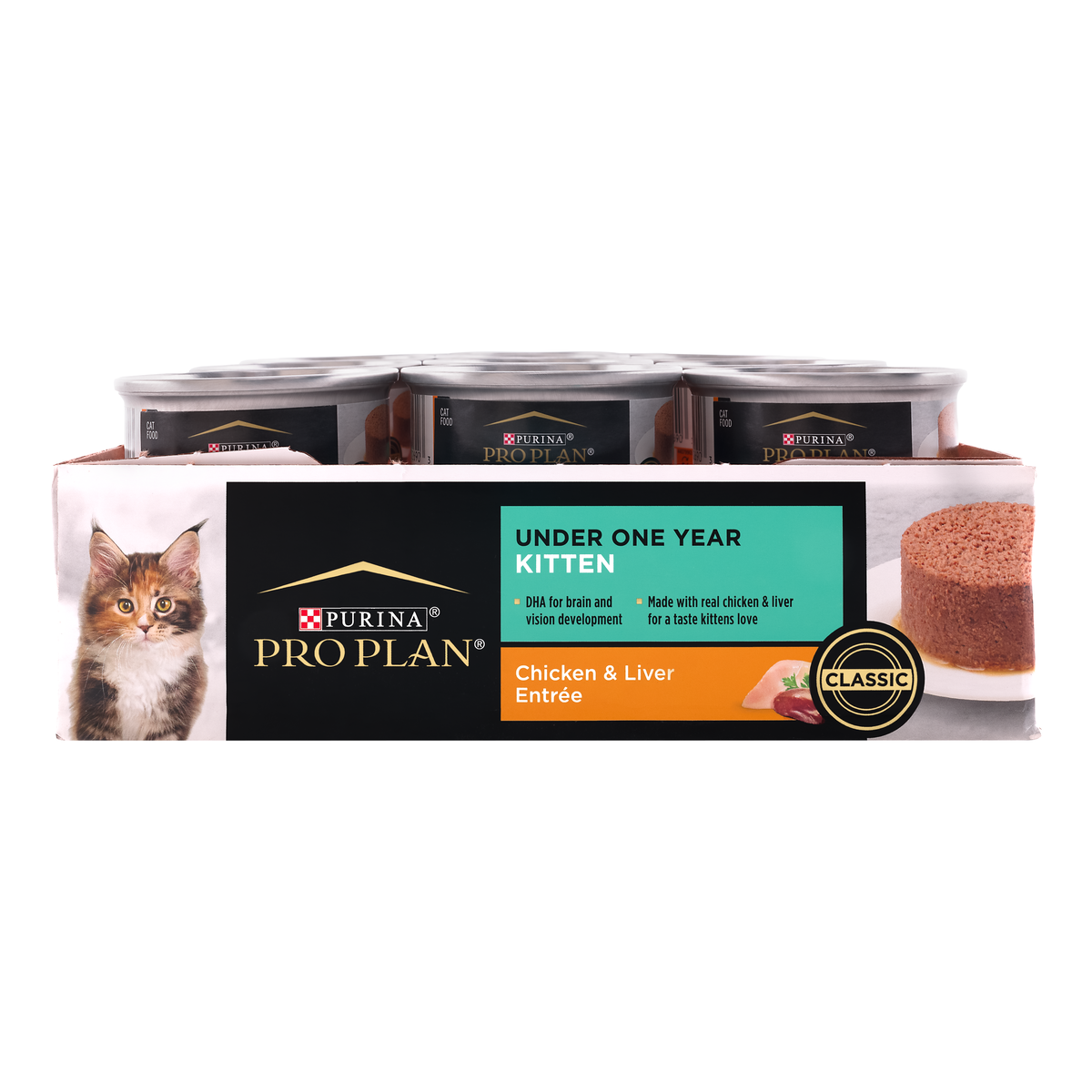 PRO PLAN FOCUS Kitten Chicken & Liver Entrée Classic 85g (24pk)