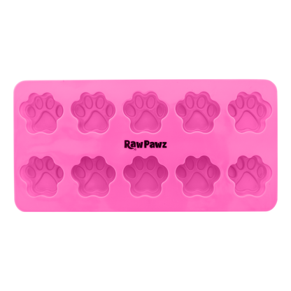 Raw Pawz DIY Gummy Silicone Mould in Paw Prints (Pink)