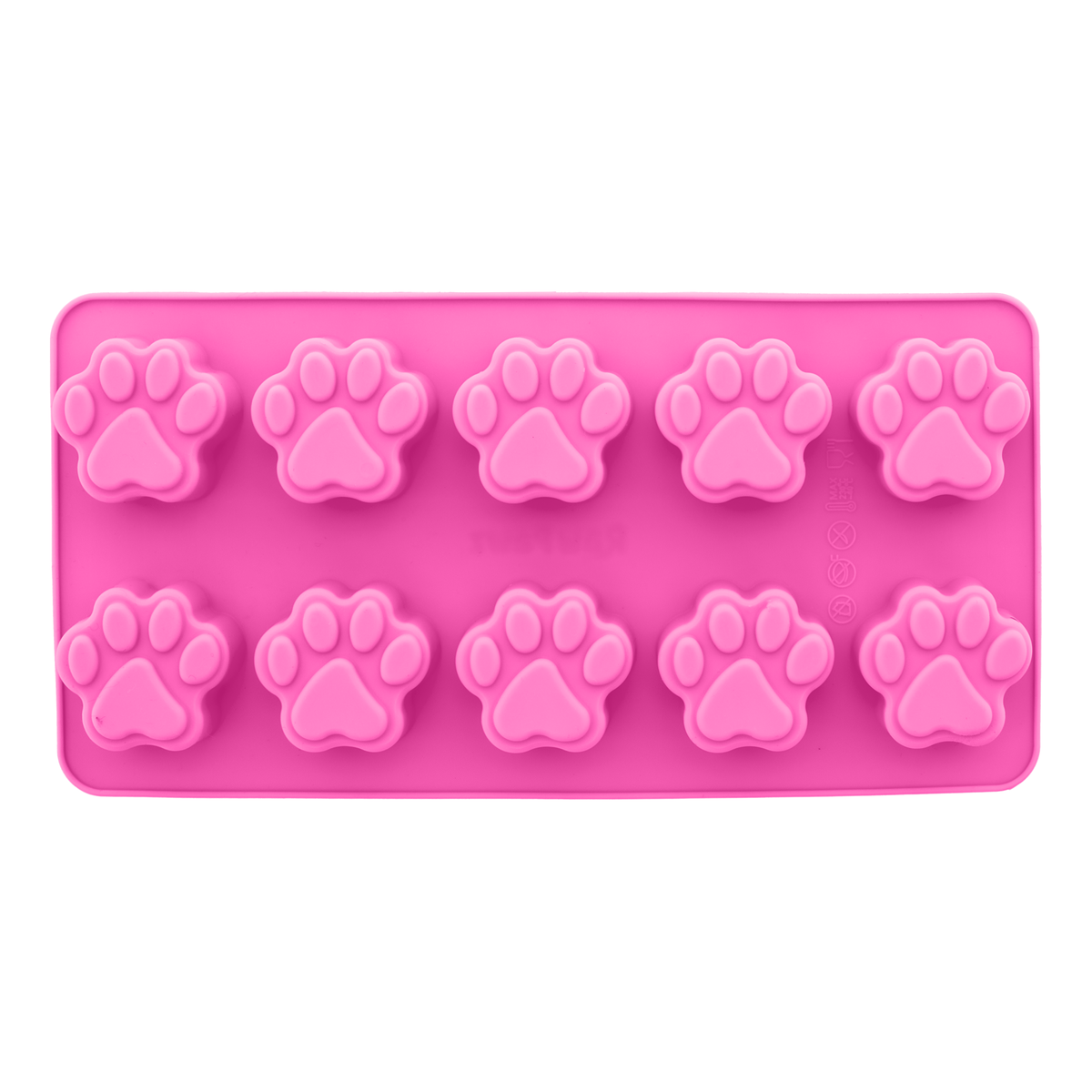 Raw Pawz DIY Gummy Silicone Mould in Paw Prints (Pink)