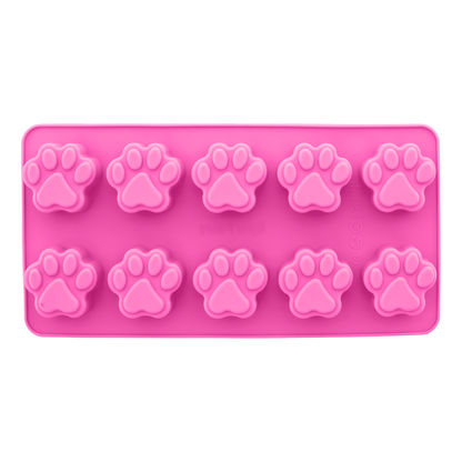 Raw Pawz DIY Gummy Silicone Mould in Paw Prints (Pink)