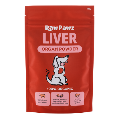 Raw Pawz Liver Organ Powder 105g