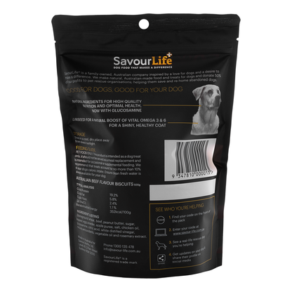 SavourLife+ Australian Beef Flavour Biscuits 500g