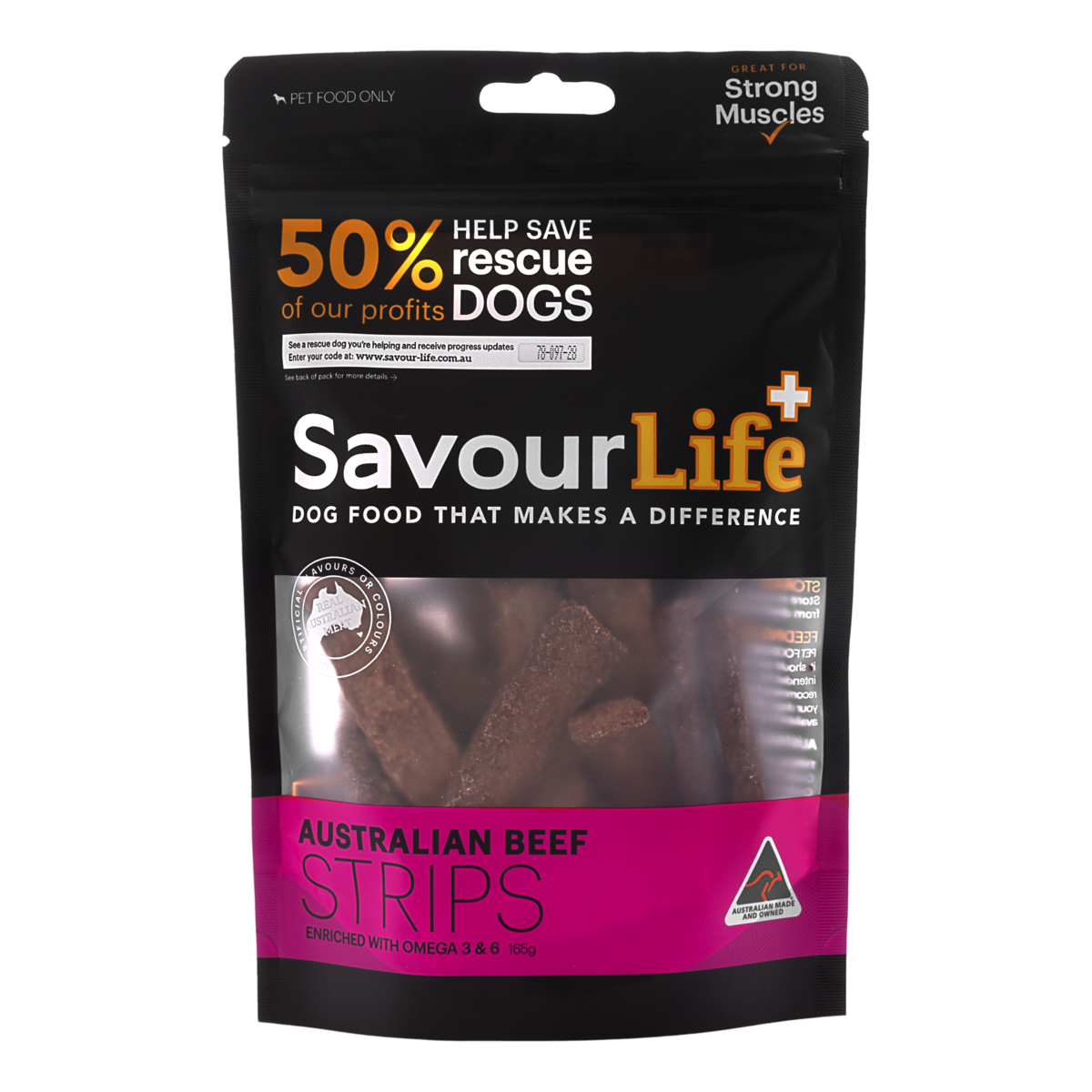 SavourLife+ Australian Beef Strips 165g