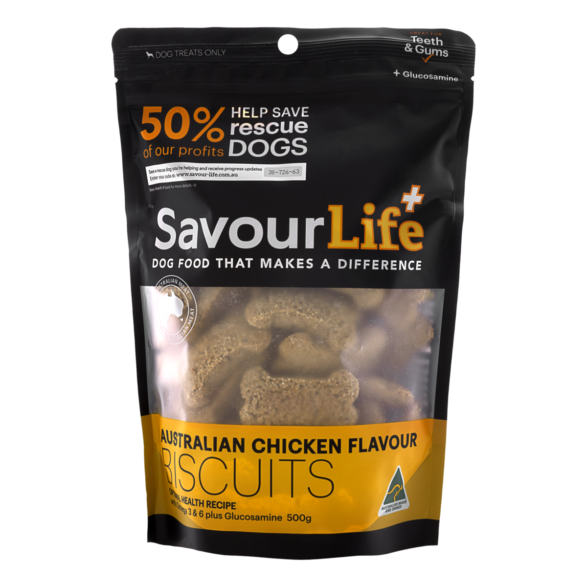 SavourLife+ Australian Chicken Flavour Biscuits 500g