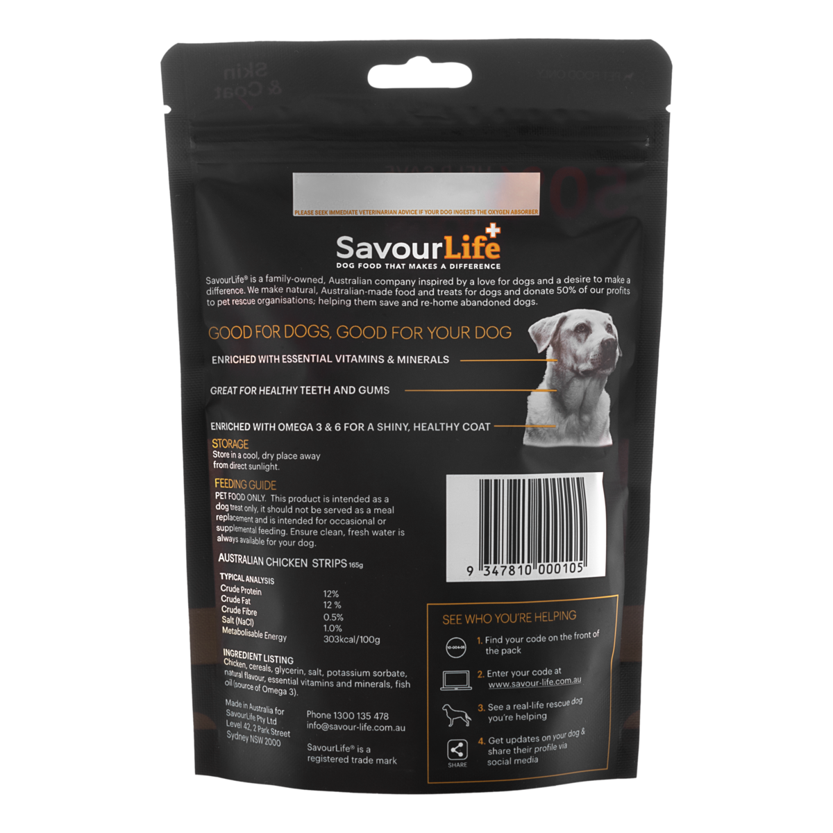 SavourLife+ Australian Chicken Strips 165g