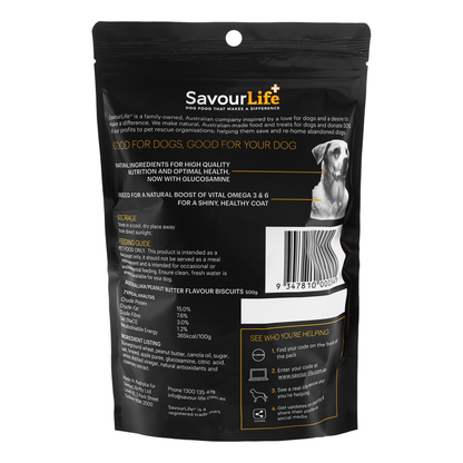 SavourLife+ Australian Peanut Butter Biscuits 500g