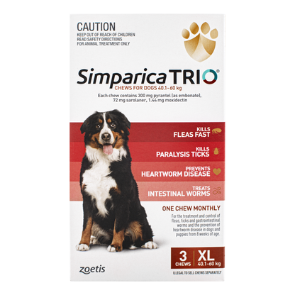 Simparica TRIO 40.1-60kg Red