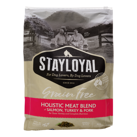 Stay Loyal Dog Premium Salmon, Turkey, & Pork Grain Free 8kg