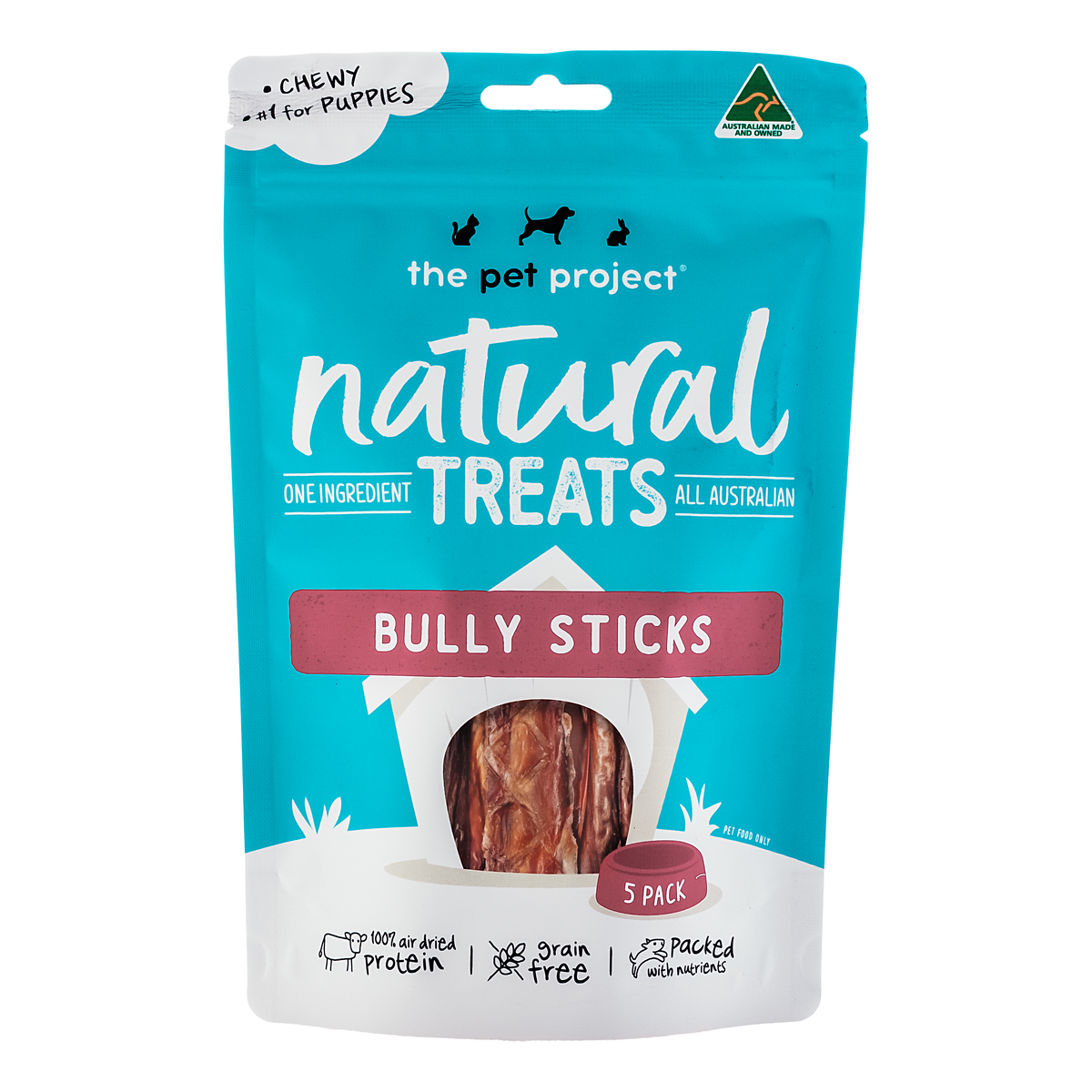 The Pet Project Bully Sticks (5pk)