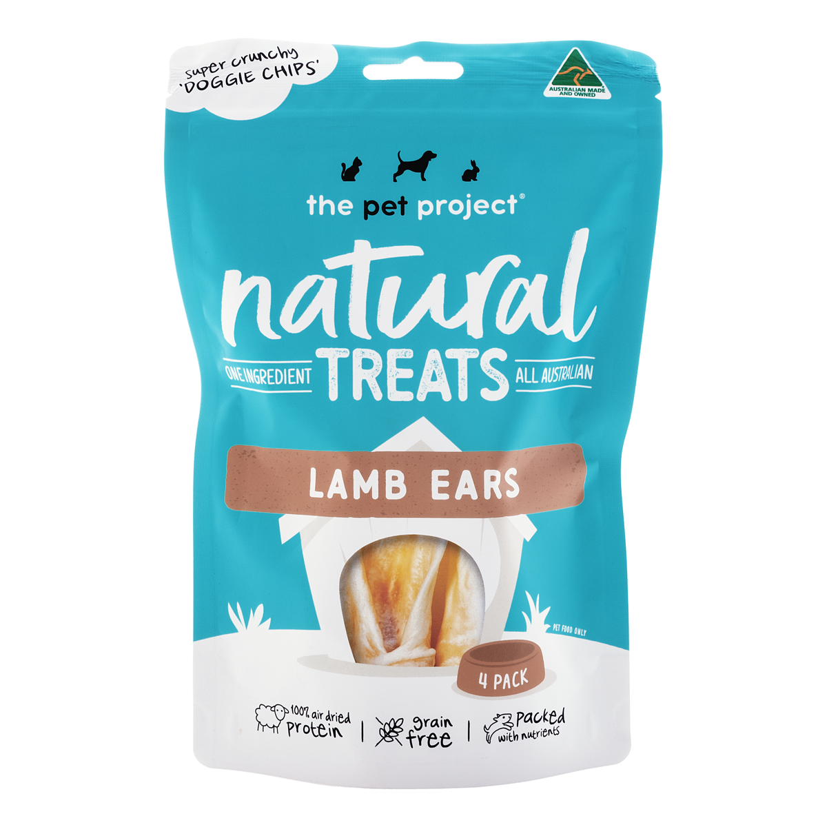 The Pet Project Lamb Ears (4pk)