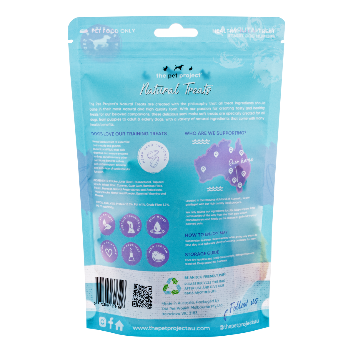 The Pet Project Liver Strips 180g