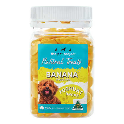 The Pet Project Yoghurt Drops Banana 250g