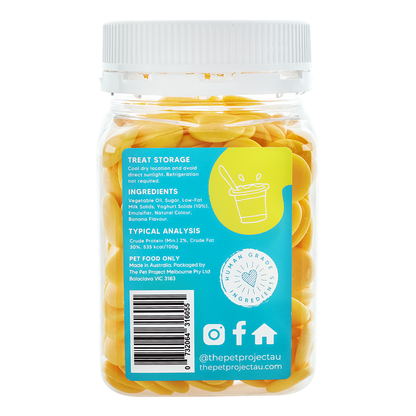 The Pet Project Yoghurt Drops Banana 250g