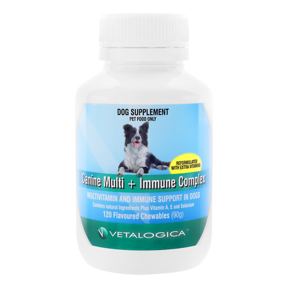 Vetalogica Canine Multi & Immune Complex 90g (120 chews)