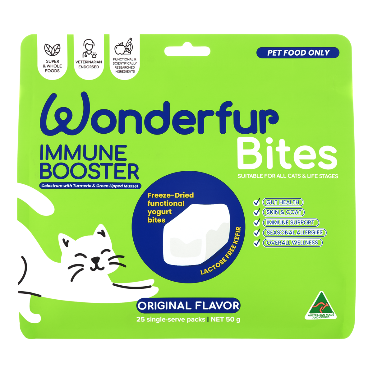 Wonderfur Bites Immune Booster for Cats 50g