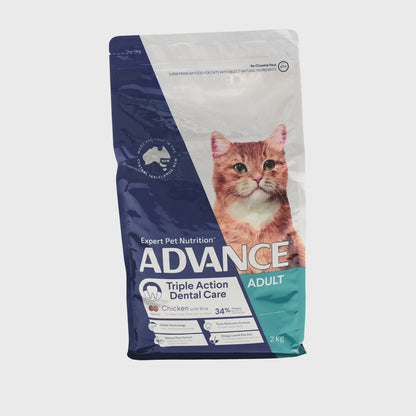 ADVANCE Cat Triple Action Dental Chicken with Rice 2kg