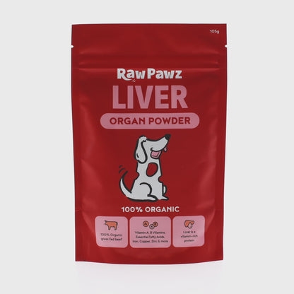 Raw Pawz Liver Organ Powder 105g