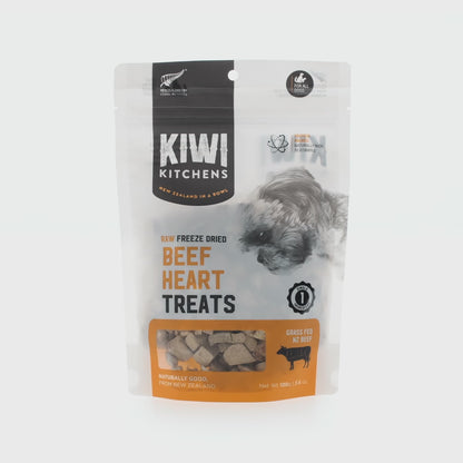 Kiwi Kitchens Freeze Dried Beef Heart Treats