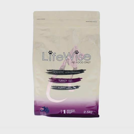 LifeWise Puppy (Stage 1) Mini Starter Grain Free Turkey 2.5kg