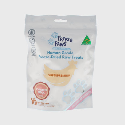 Freezy Paws Freeze Dried Chicken Neck Treats 100g