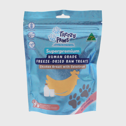 Freezy Paws Chicken Breast with Colostrum Training Treats 80g