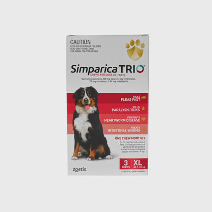 Simparica TRIO 40.1-60kg Red