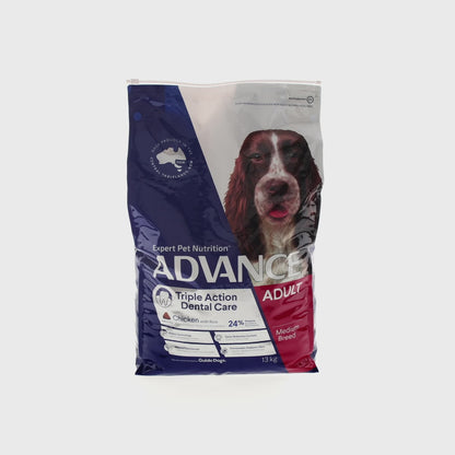 ADVANCE Dog Dry Adult All Breed Dental 13kg