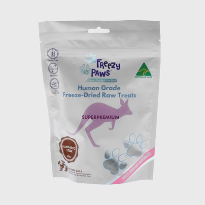 Freezy Paws Freeze Dried Kangaroo Meat Treats 80g