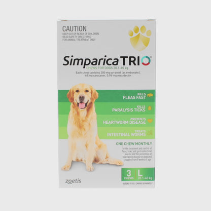 Simparica TRIO 20.1-40kg Green