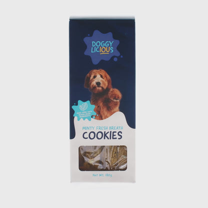 Doggylicious Minty Fresh Breath Cookies 180g