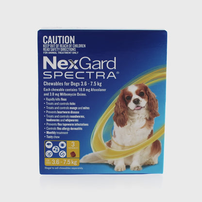 NexGard SPECTRA for Dogs 3.6-7.5kg