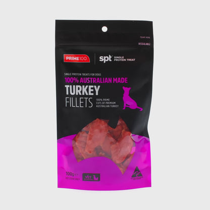 PRIME100 SPT Turkey Fillet Treats 100g