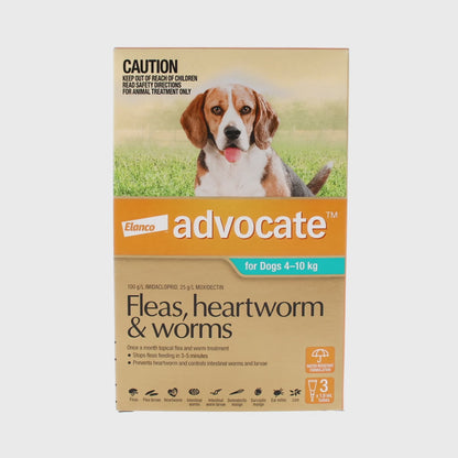 Advocate Dog Medium 4-10kg Teal