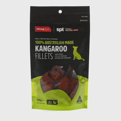 PRIME100 SPT Kangaroo Fillet Treats 100g