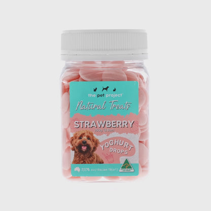 The Pet Project Yoghurt Drops Strawberry 250g