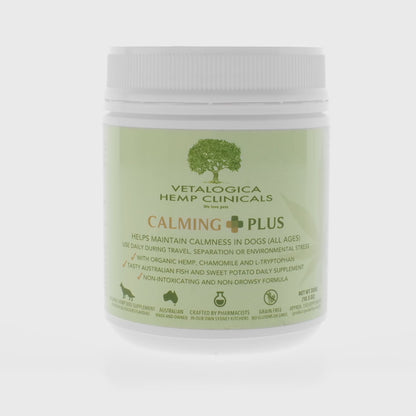 Vetalogica Hemp Clinicals Calming Plus Dog Supplements 300g