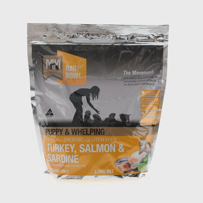 MFM Puppy Turkey, Salmon & Sardine Gluten Free (Gold) 2.5kg