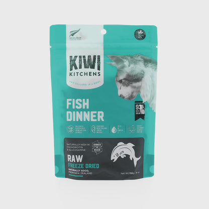 Kiwi Kitchens Freeze Dried Fish Cat Dinner