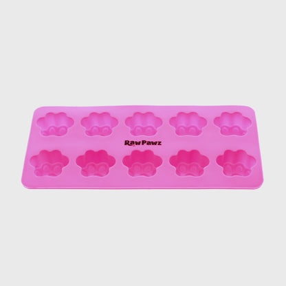 Raw Pawz DIY Gummy Silicone Mould in Paw Prints (Pink)