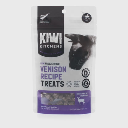 Kiwi Kitchens Freeze Dried Venison Treats 30g