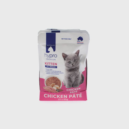 Hypro Premium Kitten Grain Free Chicken Pâté 85g (12pk)