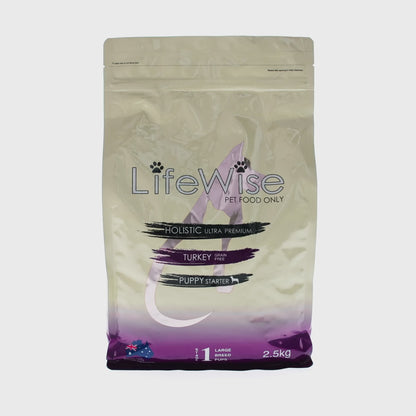 LifeWise Puppy (Stage 1) Mini Starter Grain Free Turkey, Lamb, & Veg 2.5kg