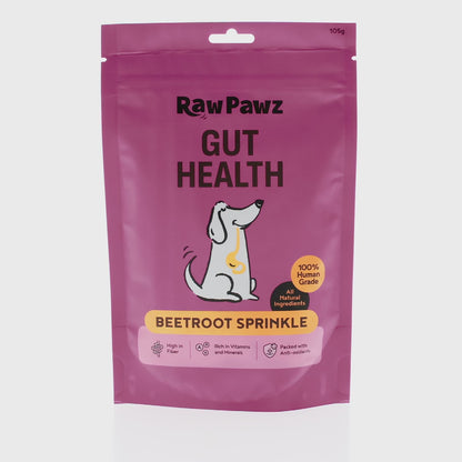 Raw Pawz Gut Health Beetroot Sprinkle 105g