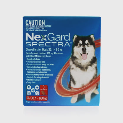 NexGard SPECTRA for Dogs 30.1-60kg