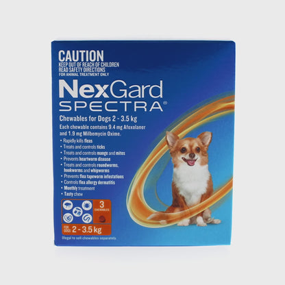 NexGard SPECTRA for Dogs 2-3.5kg