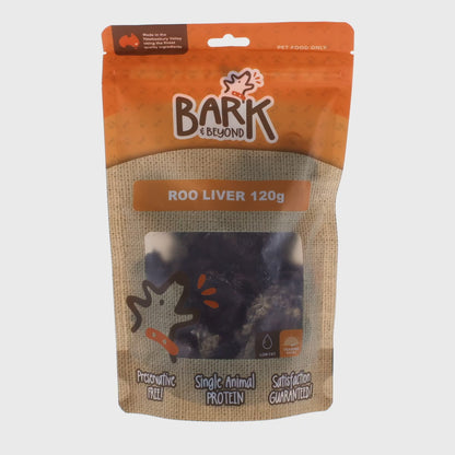 Bark & Beyond Roo Liver Treat 120g