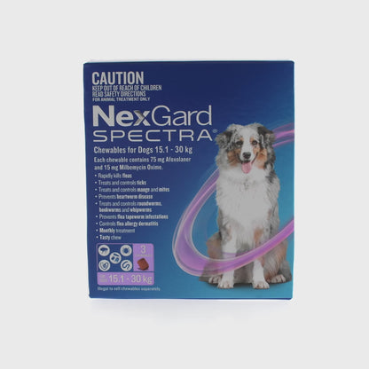 NexGard SPECTRA for Dogs 15.1-30kg