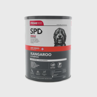 PRIME100 SPD Air Dried Kangaroo & Pumpkin 600g